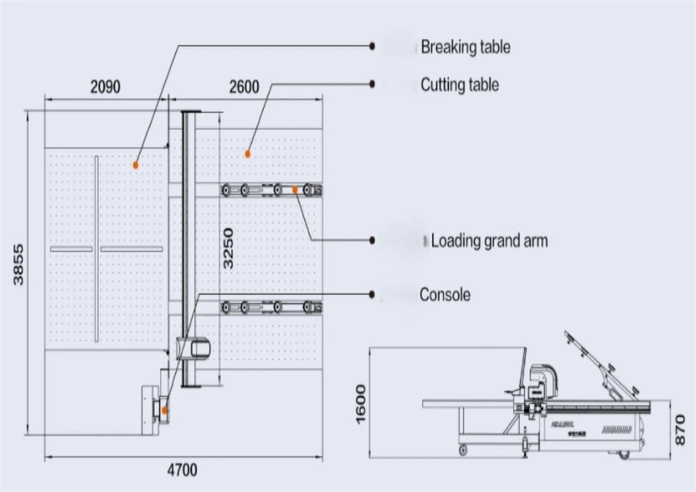 glass cutting machine