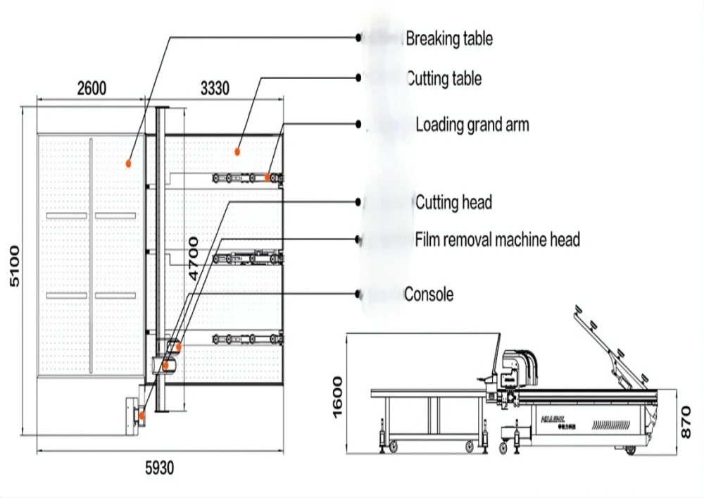 glass cutting machine